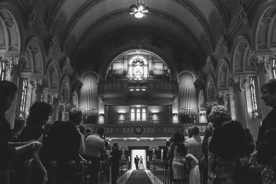 Wedding at Lachine Saint-Anges church