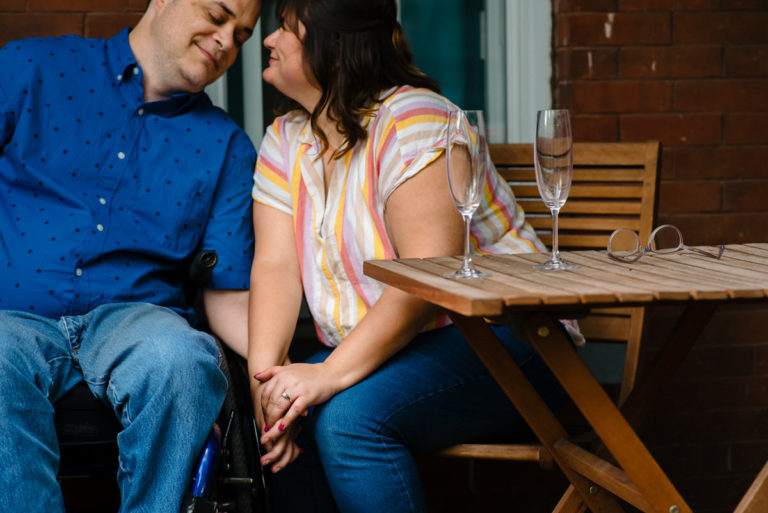 Cozy At-home Engagement Photos – Esther Gibbons Photography